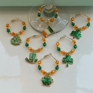 6 - St Patrick’s Day Wine Glass Charms